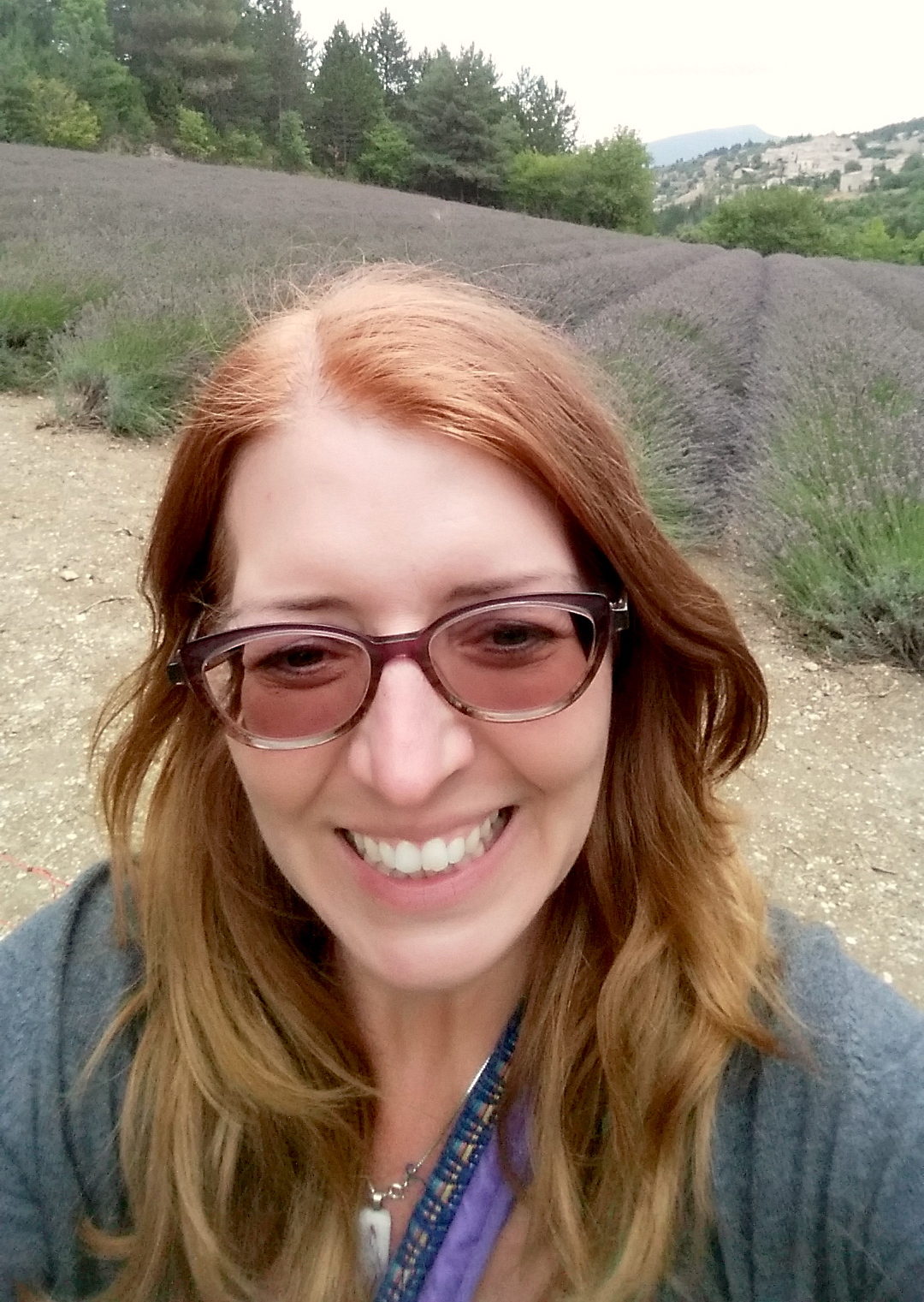 Me in the lavender field - in Sault, Aix-en-Provence